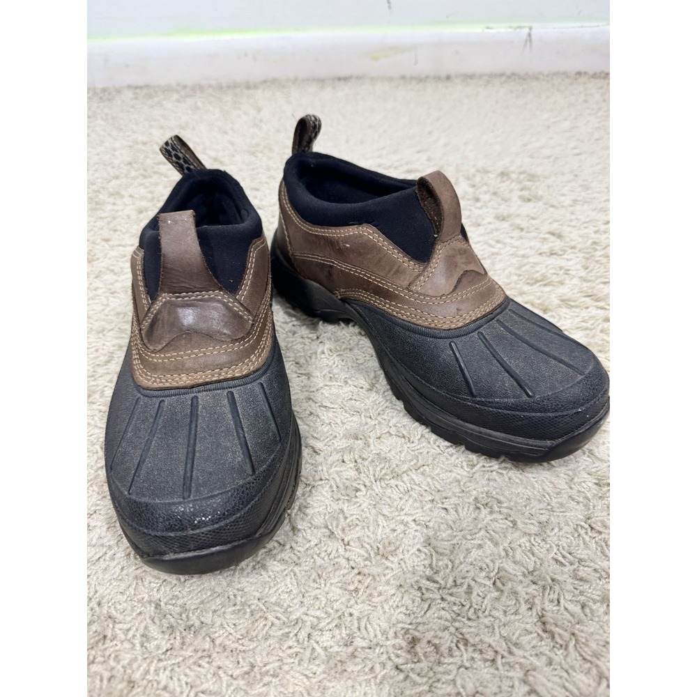 LL Bean Storm Chaser Ankle Duck Boots Slip On Women's 7.5 Medium‎ Outdoor Hiking